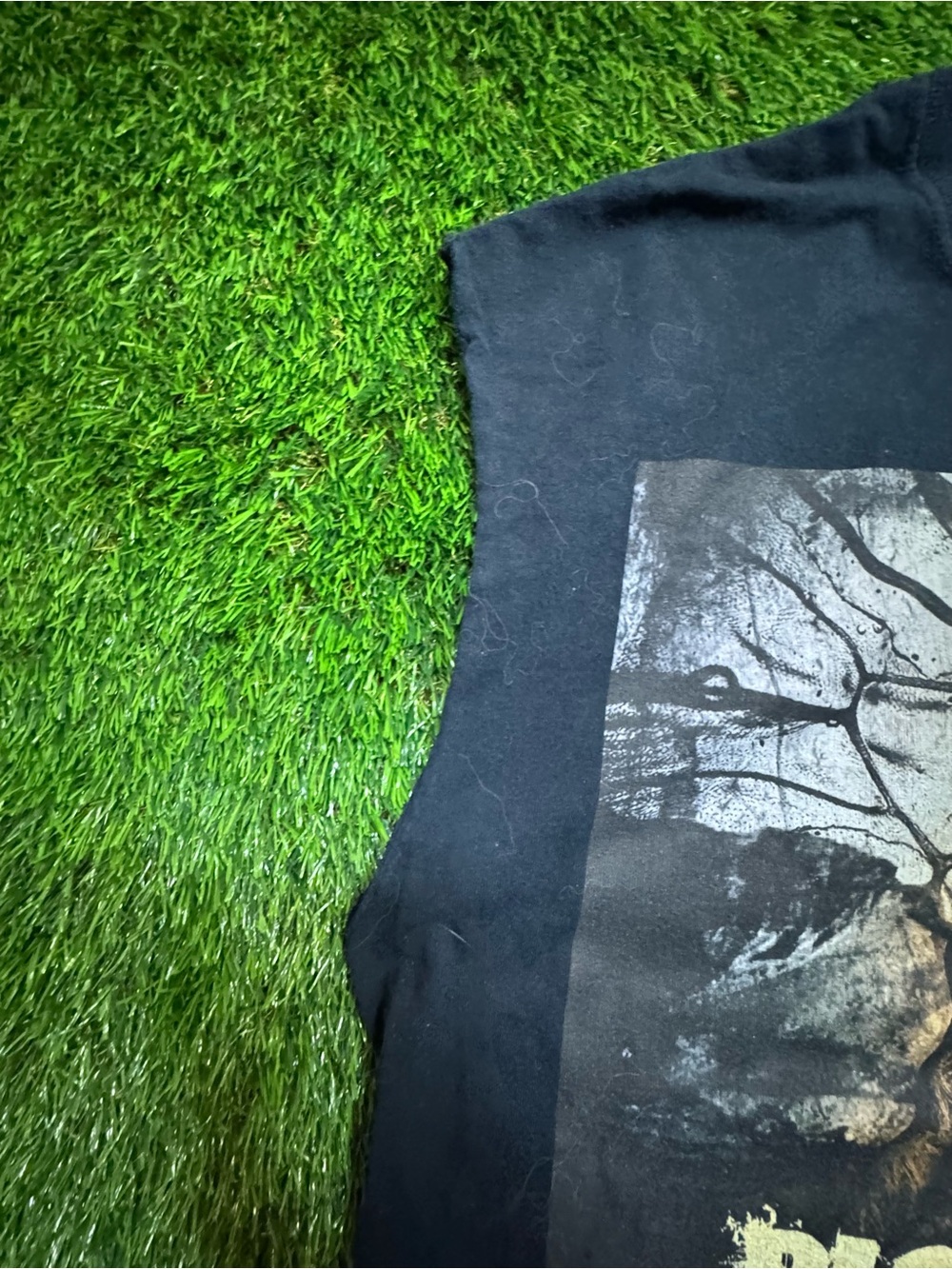 Bloodtribe Infernal Acts of Man Cut Off Metal Band Shirt Mens L Gildan Black - Picture 7 of 8